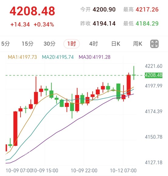 沙特机场大规模遇袭,黄金反弹逼近关键阻力(2026/10/12)